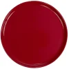 Assiette à dessert ronde Nordic porcelaine rouge^Gifi Sale