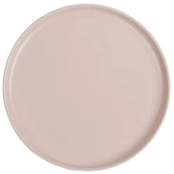 Assiette à dessert ronde Nordic porcelaine rose^Gifi Clearance