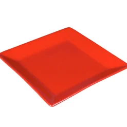 Assiette à dessert rouge^Gifi New