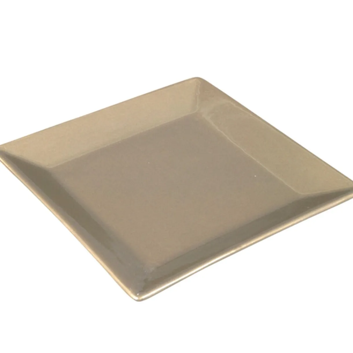 Assiette à dessert taupe^Gifi