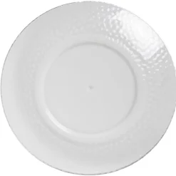 Assiette à dessert transparente martelé x4^Gifi Best