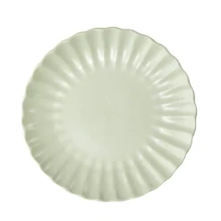 Assiette à dessert Venise en faïence verte Ø20cm^Gifi New
