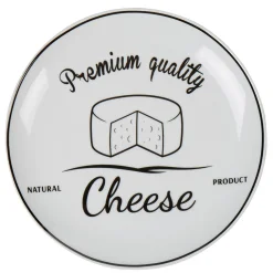 Assiette à fromage design noir et blanc^Gifi Sale