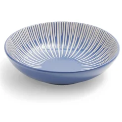 Assiette à soupe Rio faïence bleue et blanche Ø20cm^Gifi Sale