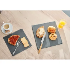 Assiette ardoise carrée^Gifi Outlet