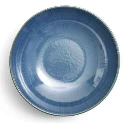 Assiette creuse Amaury faïence bleue Ø21cm^Gifi Best