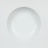 Assiette creuse blanche carrée^Gifi Discount