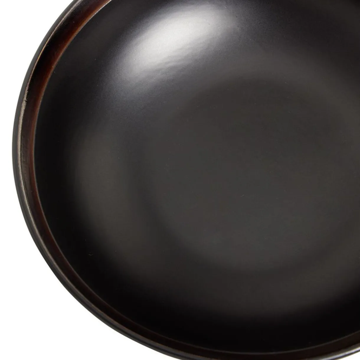 Assiette creuse en faïence avec liseré doré^Gifi