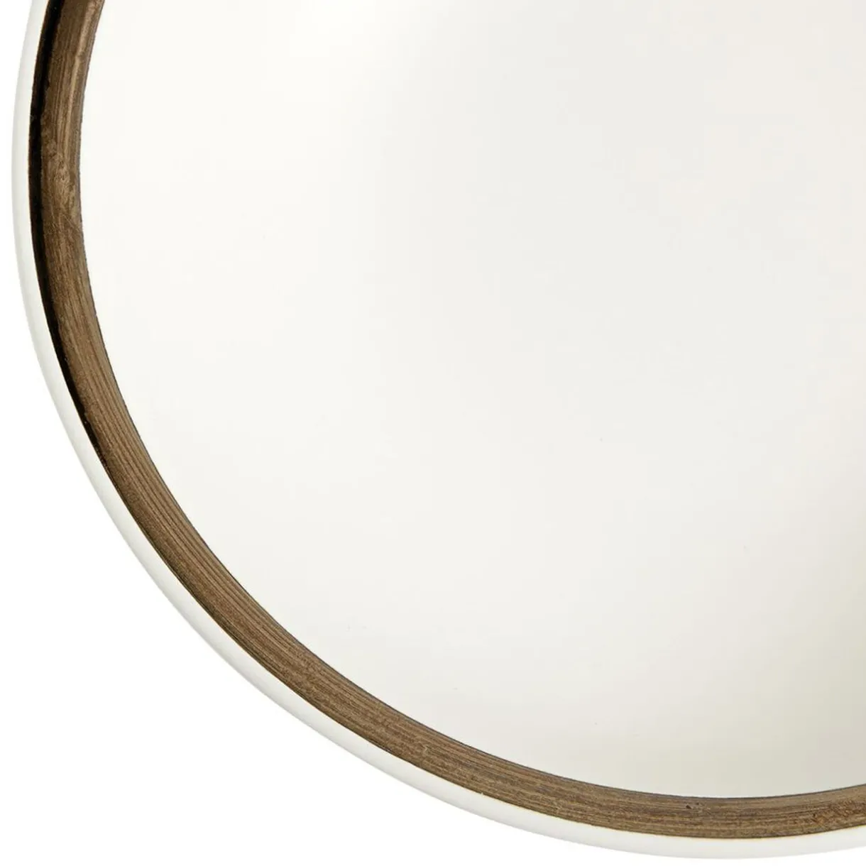 Assiette creuse en faïence avec liseré doré^Gifi