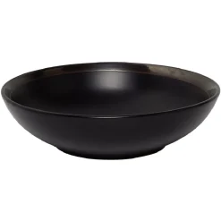 Assiette creuse en faïence avec liseré doré^Gifi