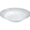 Assiette creuse en porcelaine motif argenté^Gifi Best