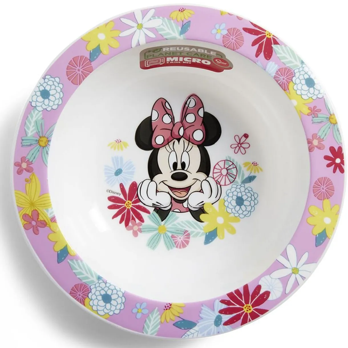 Assiette creuse enfant Minnie Mouse plastique Ø16cm^Gifi Discount