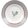 Assiette creuse esprit campagne design poule ø21 cm^Gifi Online