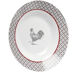 Assiette creuse esprit campagne design poule ø21 cm^Gifi Online