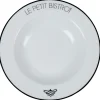 Assiette creuse ronde Le petit bistrot^Gifi Best