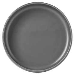 Assiette de dégustation creuse ronde grise^Gifi Outlet