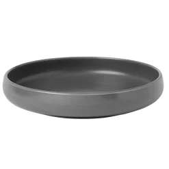 Assiette de dégustation creuse ronde grise^Gifi Outlet