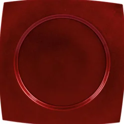 Assiette de présentation rouge^Gifi Best