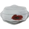 Assiette dessert coquelicot flower^Gifi New