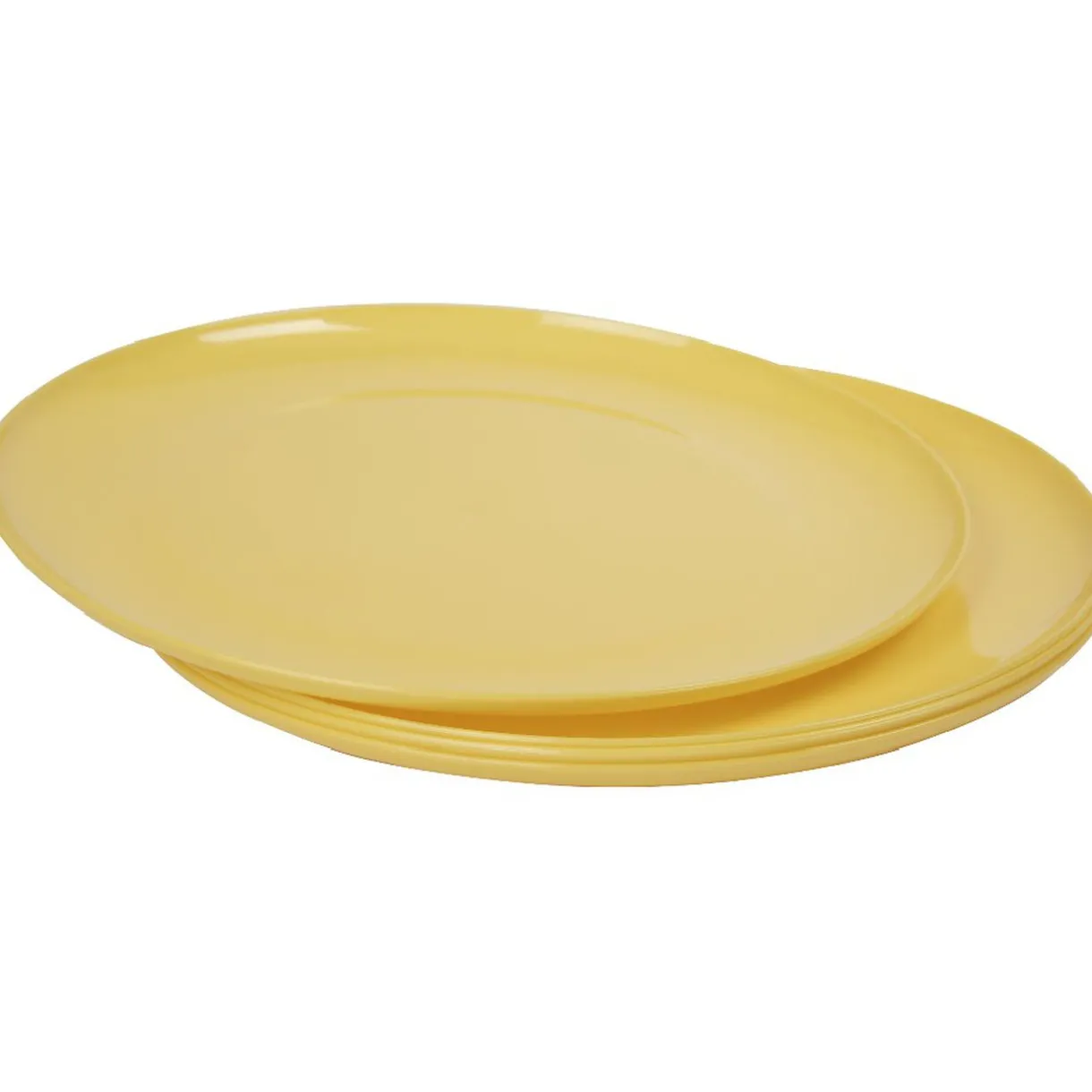 Assiette en plastique couleur unie x 4^Gifi