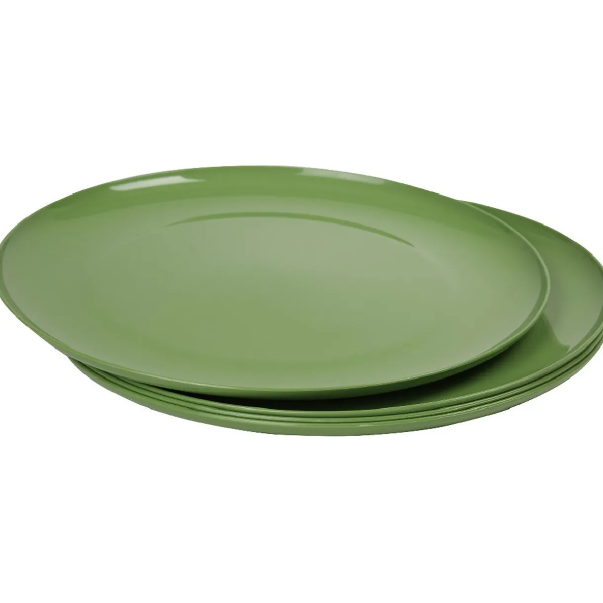Assiette en plastique couleur unie x 4^Gifi