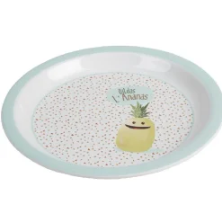 Assiette mélaminé enfant design Gildas l'Ananas^Gifi New