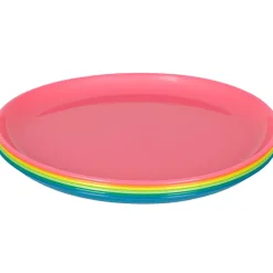 Assiette multicolore x6^Gifi Online