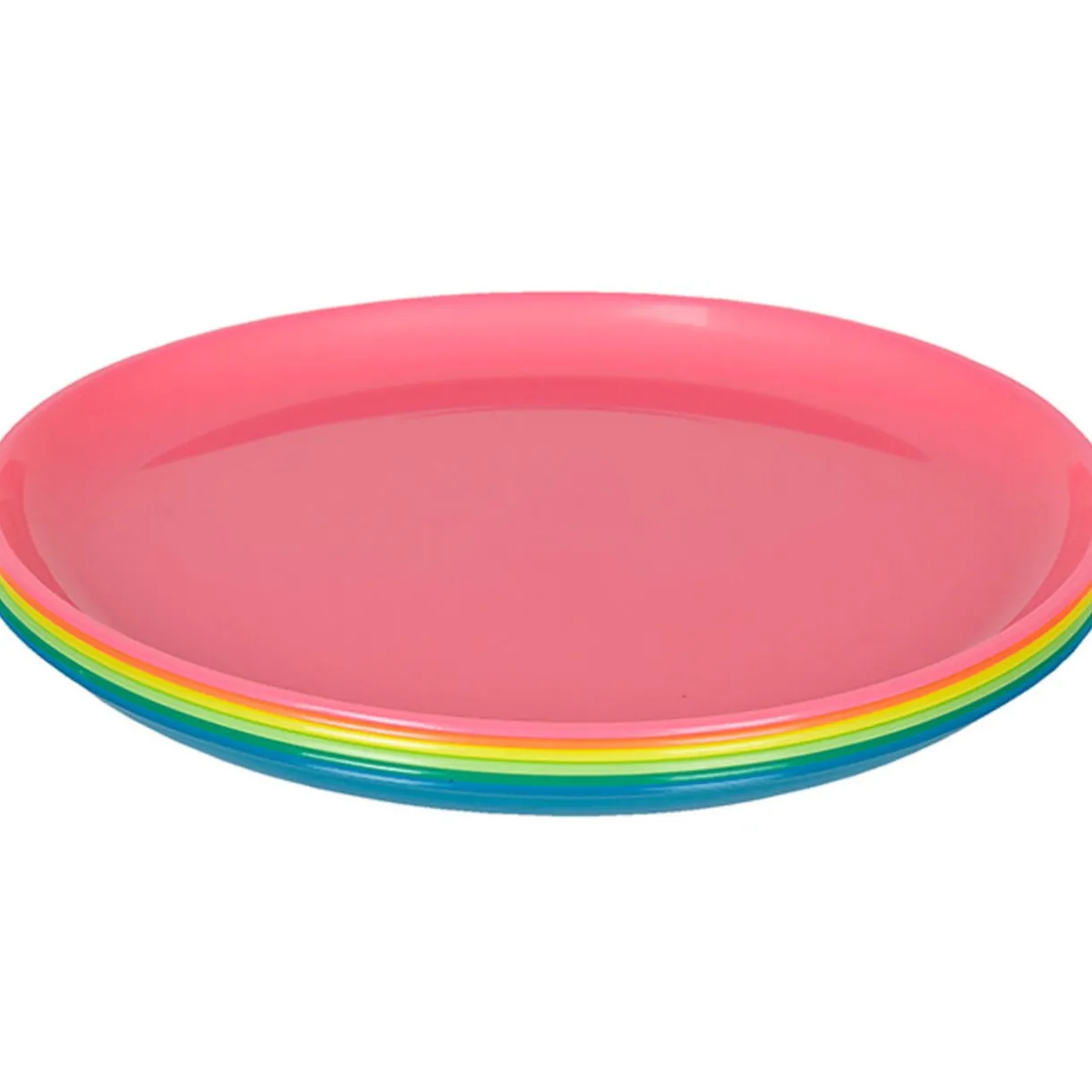Assiette multicolore x6^Gifi Online