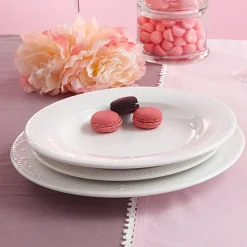 Assiette plate blanche^Gifi Online