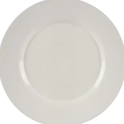 Assiette plate blanche opale^Gifi Hot