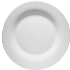 Assiette plate blanche opale x6^Gifi Hot