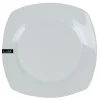 Assiette plate carrée blanche Les essentiels^Gifi Clearance