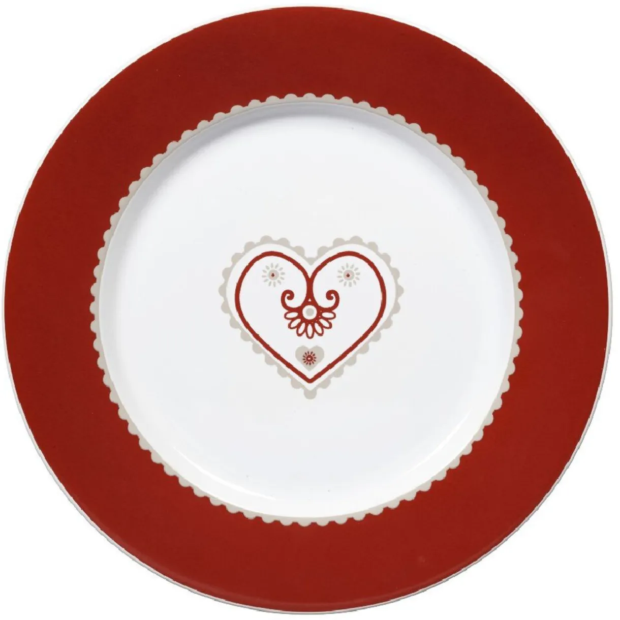 Assiette plate chalet^Gifi