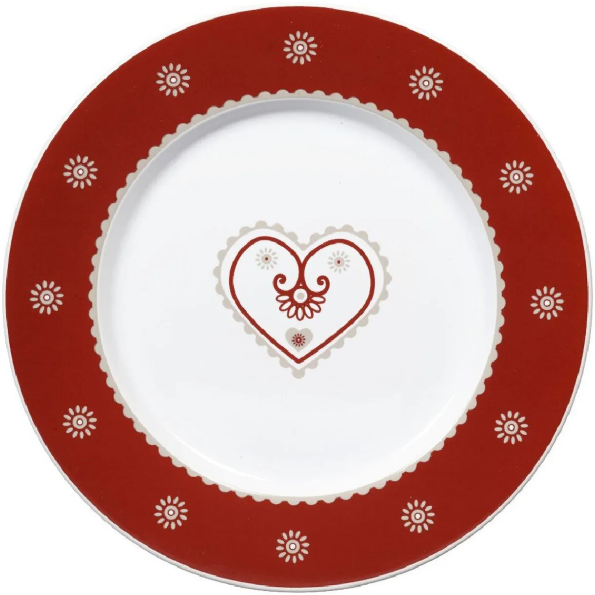 Assiette plate chalet^Gifi