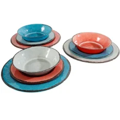 Assiette plate effet craquelé^Gifi Sale