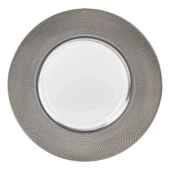 Assiette plate effet diamant^Gifi Clearance
