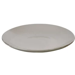 Assiette plate en faïence motif rosace forme ronde^Gifi Hot