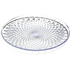 Assiette plate en plastique transparent effet martelé^Gifi Sale