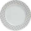 Assiette plate en porcelaine motif doré^Gifi Online