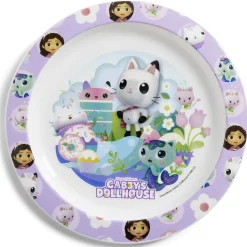 Assiette plate enfant Gabby et la Maison Magique plastique Ø22cm^Gifi