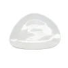 Assiette plate forme galet blanc^Gifi Discount