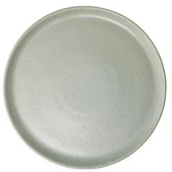 Assiette plate Julie en grès vert Ø27cm^Gifi Discount