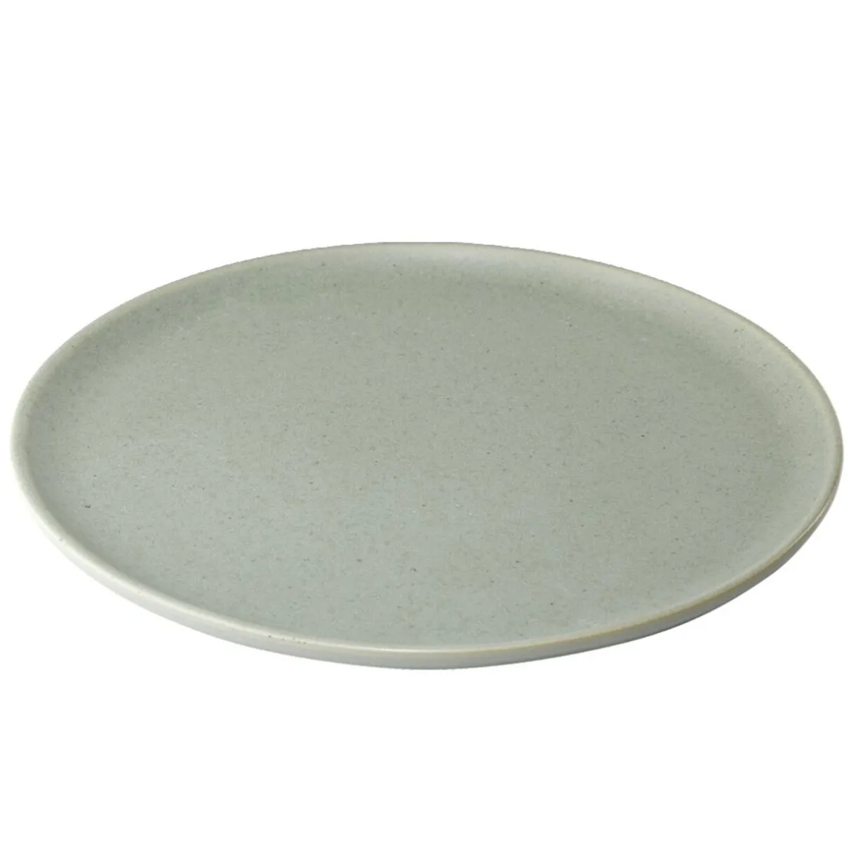 Assiette plate Julie en grès vert Ø27cm^Gifi Discount