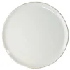 Assiette plate Lisbonne en grès gris Ø27cm^Gifi Best