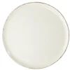 Assiette plate Lisbonne en grès beige Ø27cm^Gifi Clearance