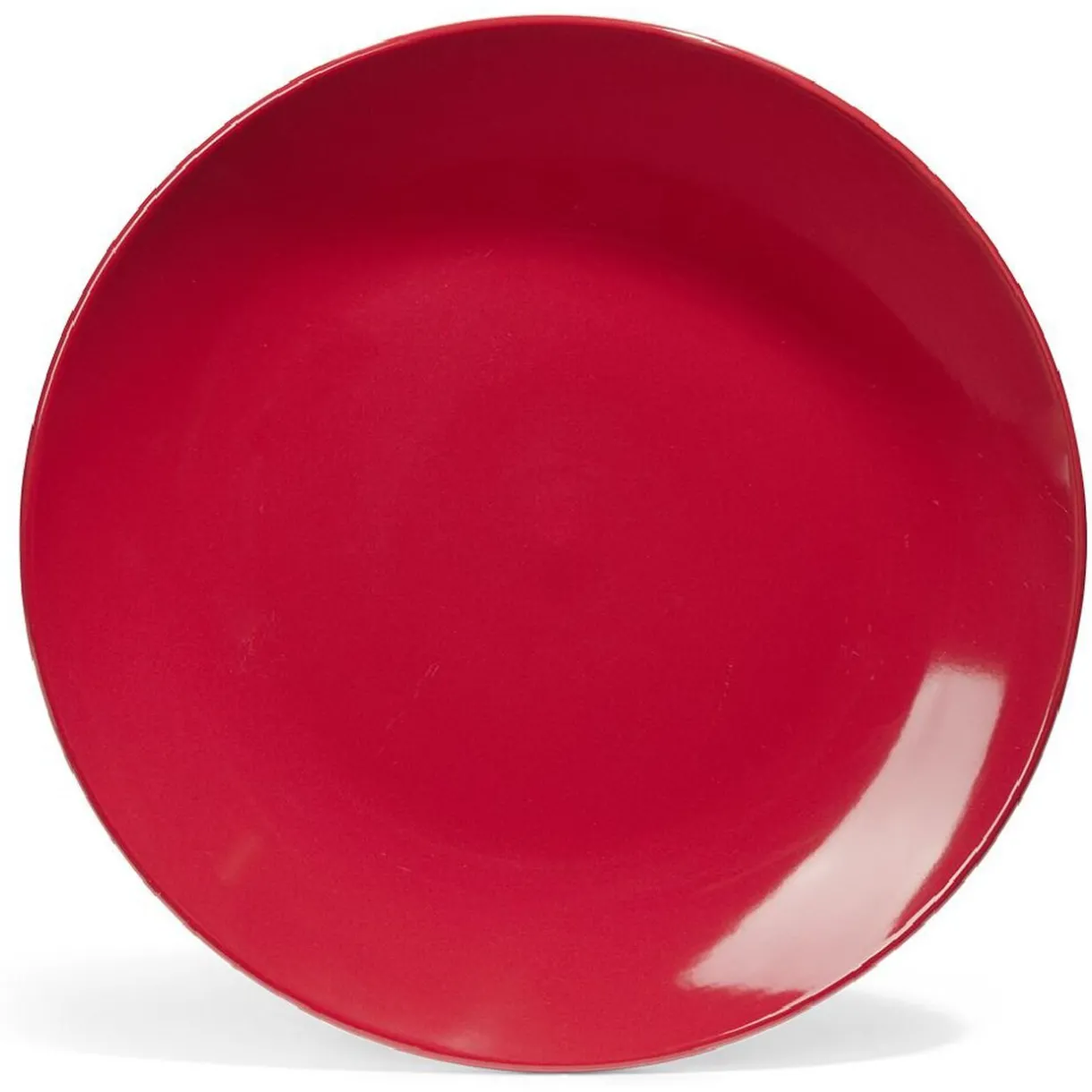 Assiette plate Madrid Ø27cm faïence rouge^Gifi Hot