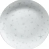 Assiette plate motifs étoiles blanche^Gifi Sale