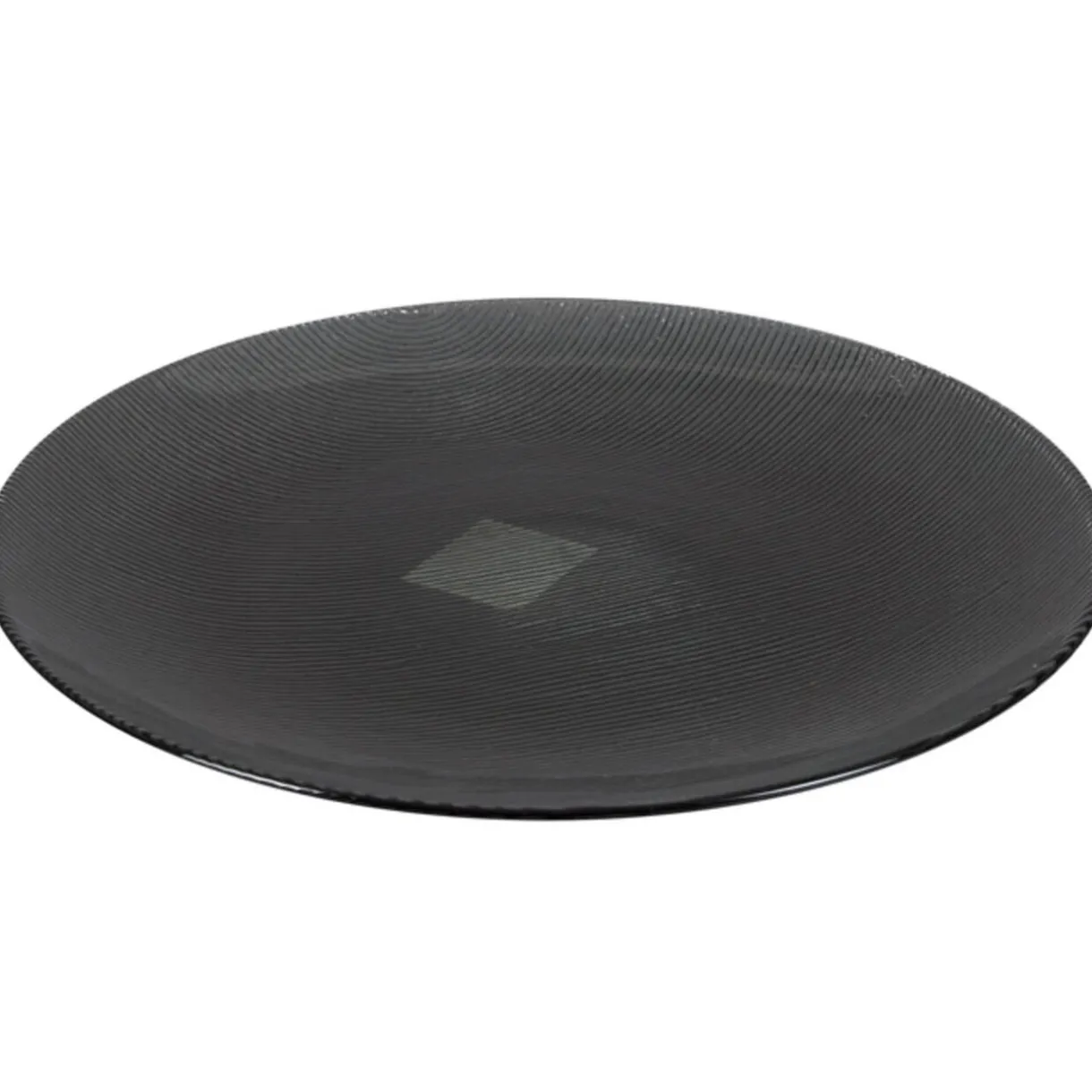 Assiette plate noire^Gifi Hot