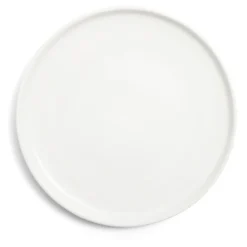 Assiette plate Oslo en grès blanc Ø27cm^Gifi Clearance