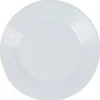 Assiette plate ronde blanche Harena^Gifi